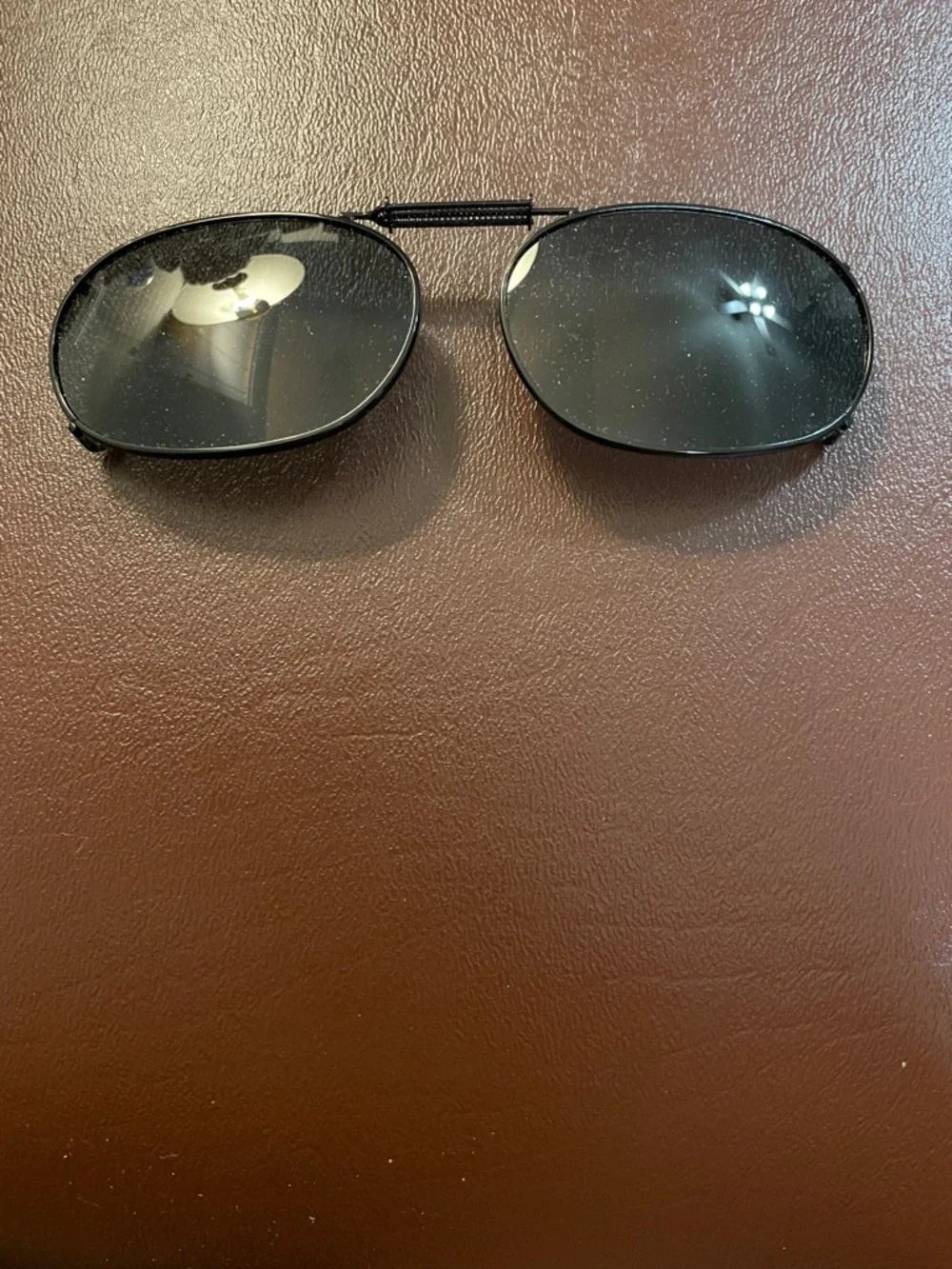 Polar Optics Polarized Clip on Sunglasses Oval